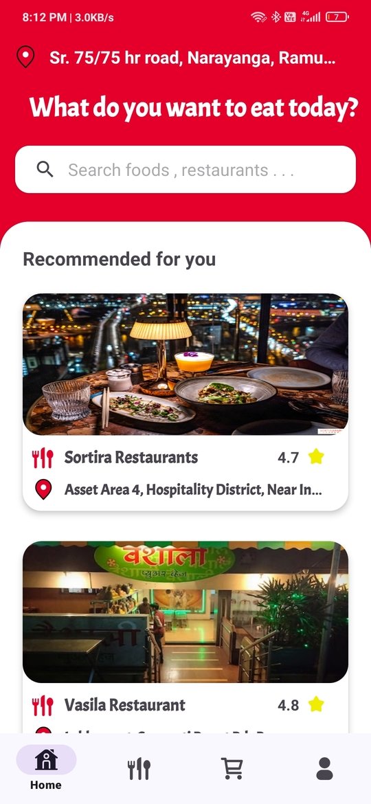 Screenshot 1 of the Foodiv app