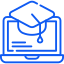 Online learning icon
